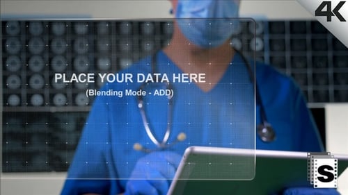 Data Screen In A Medical Office