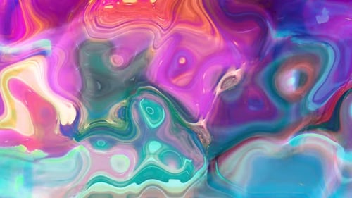 Vibrant Liquid Abstract Flowing Motion Graphic Background