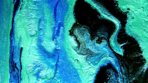 Vibrant Blue and Turquoise Abstract Glittering Texture