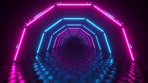 Flight Through Hexagonal Corridor