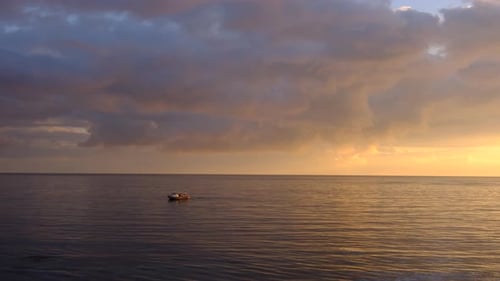Magical Beautiful Sunset on the Beach