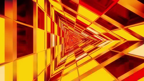 Fire Tunnel Motion With Rotated View Background Vj Loop 4K