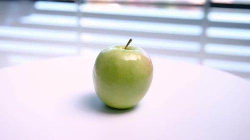 Spinning Green Apple