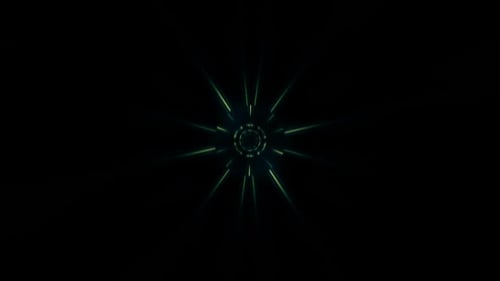 Abstract Circle Rays 02