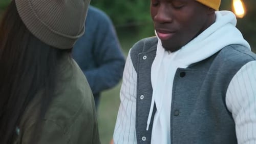 Young Adults Dancing and Singing With Friends