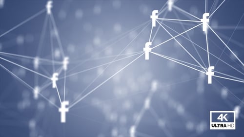 Data Networks Facebook Plexus Background Looped V2