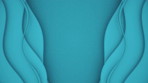 Fluid Wavy Shapes Reveal Animation Background