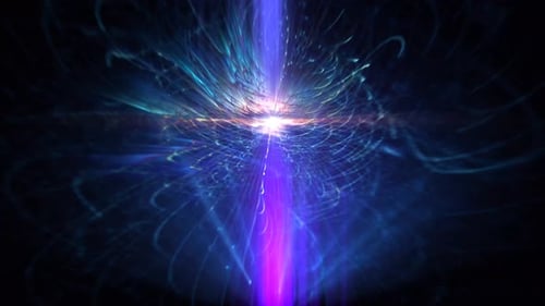 Fond de boucle mobile en spirale spatiale