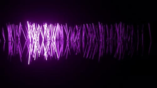 Intensiv blinkende Vj Neonlichter 10 4k
