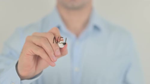 Need A Solution, Man Writing on Transparent Glass Screen