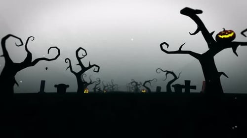 Halloween Background Loop 4K