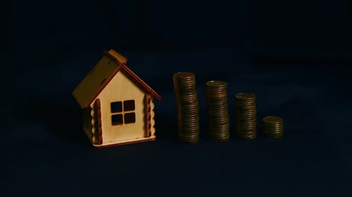 Loans for Real Estate Gold Coins and Toy House