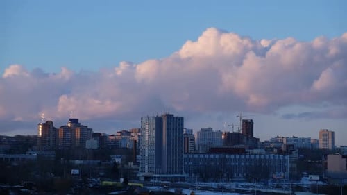 City Clouds Sunset