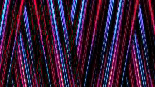 Abstract Glowing Neon Lines Dynamic Background Loop