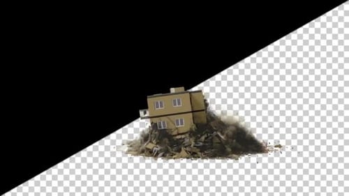 Apartment Destruction Side View