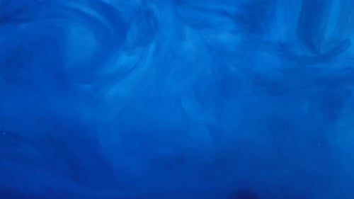 Blau Farbe Tinte Smoke Wave Motion Animierter