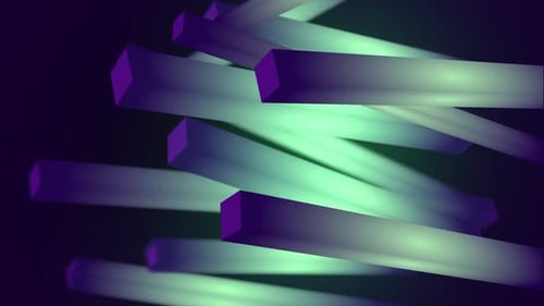 Abstract Floating Cubes