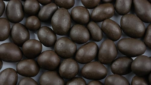 Pile of Rich Chocolate Covered Nuts