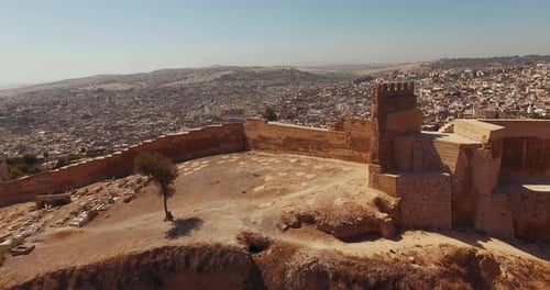 Marocco, Fez, Aerial Drone Footage