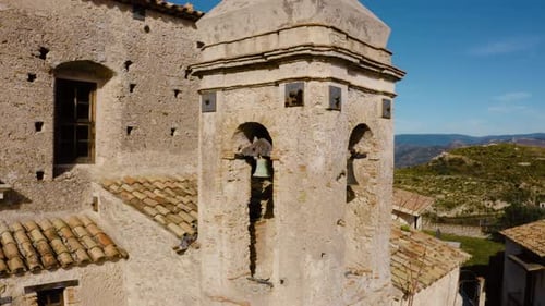 Ancient church bell tower
