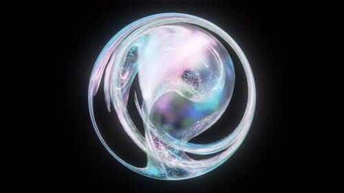 Abstract Fluid Particle Sphere Rotating Loop