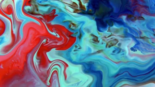 Abstrakte Unendlichkeit Kunstmuster Farbe Flüssigkeit Konzept Hintergrund Textur Footage 52
