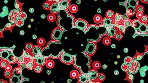 Pulsating Looped VJ Loop Abstraction of Bright Colors