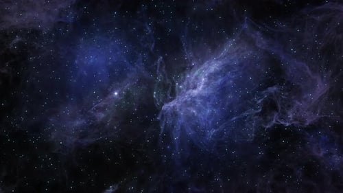 Nebula with Star Loop 4K