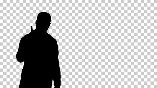 Silhouette Doctor making , Alpha Channel