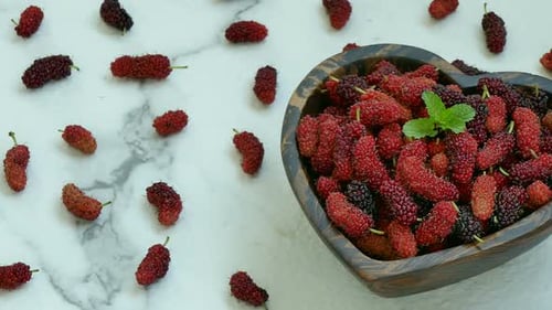 Fruta de morera Comida saludable