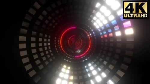 Metallischer Tunnel