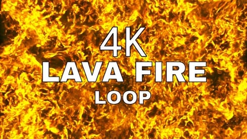 Lava Background Loop 4K
