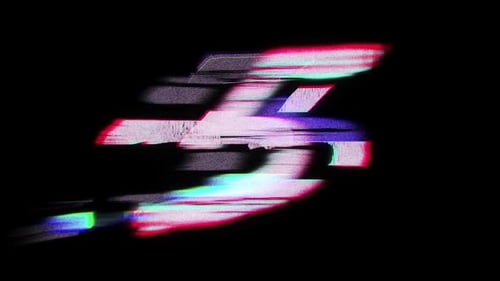 Cyberpunk Countdown 4K Alphakanal