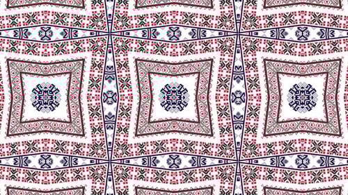 Traditional Folklore Balkan Pattern