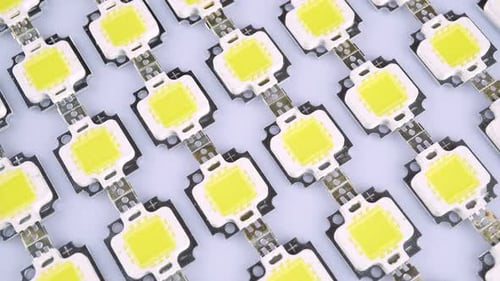 Rotierende Matrix-LED.