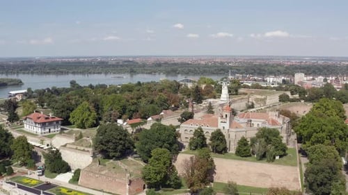 Aerial Shot Belgrade Serbia
