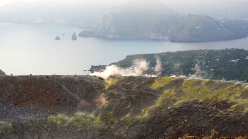 Vulkan Fumarole und Äolische Inseln in Sizilien