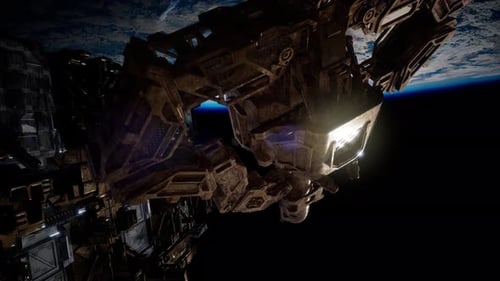 Armada de naves espaciais alienígenas que se aproxima da Terra