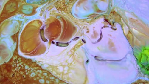 Color Explosion Abstract Art Painting