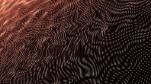 Orange Abstract Wave Background