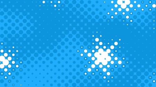 Halftone Snowflakes