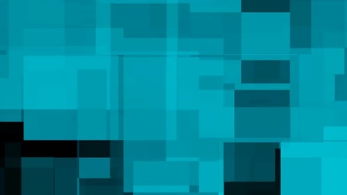 Abstract Geometric Blue Rectangles Moving Background Animation