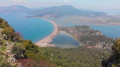 Aerial Drone Fly in Dalyan