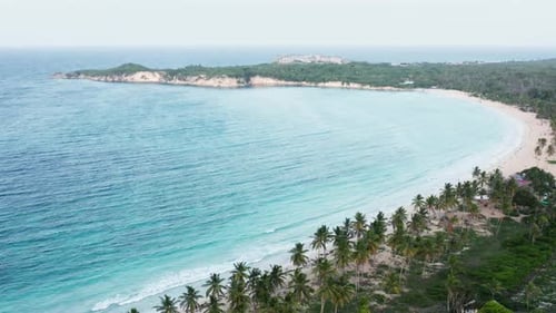 Exotic Pristine Natural Landscape By the Crystal Clear Caribbean Waters