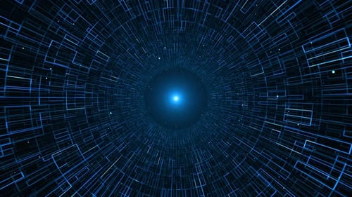 Abstract Tunnel Background 4K