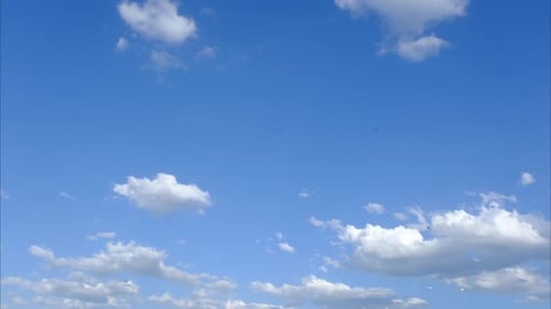 Blue Sky with Fluffy Clouds during Daytime