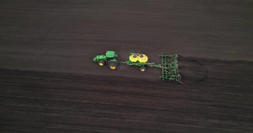 Landwirtschaftliche Kulturen säen