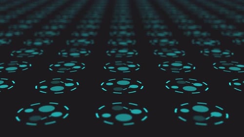 Abstract Circles Connection