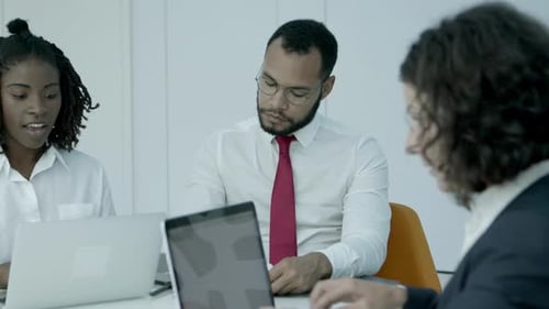 Group of Business Colleagues in Office