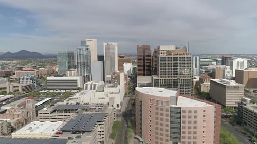 Aerial view of buildings